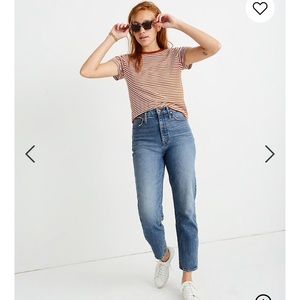 Madewell Petite Classic Straight Jeans in Peralta